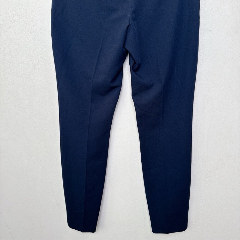 Topshop Womens 6 Navy Slim Fit Ankle Trouser - Picture 14 of 15